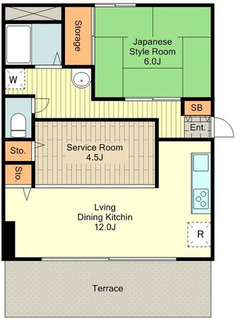 コーポ・ケンの物件間取画像
